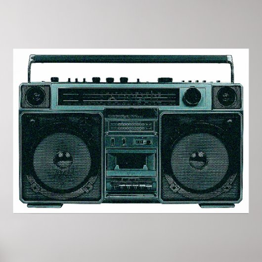 retro stereo poster (Voorkant)
