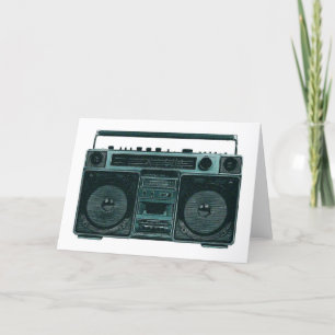 retro stereokaart kaart