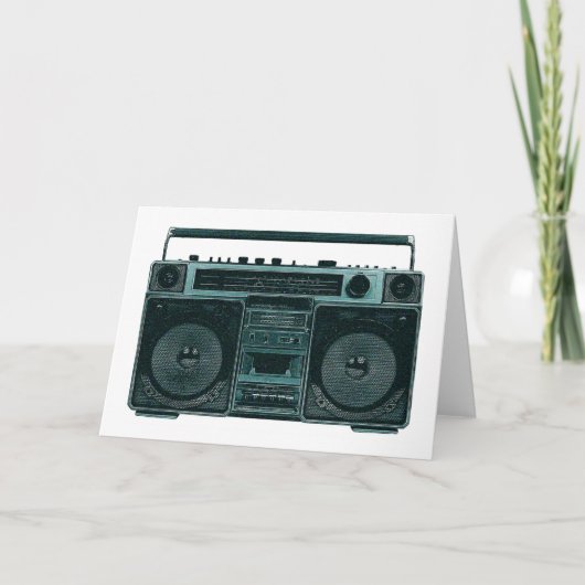 retro stereokaart kaart (Voorkant)