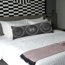 Retro stereoluidspreker zwarte hoofdpijp