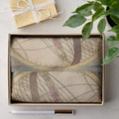 Retro  sterkaart astrologische symbolen wereldbol tissuepapier (Geschenk)