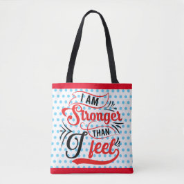 Retro sterker dan ik me voel tote bag
