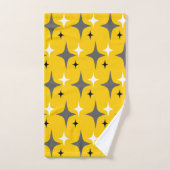 Retro sterren bad handdoek (Handdoek)
