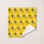 Retro sterren bad handdoek (Wasdoekje)