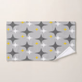 Retro sterren bad handdoek (Handdoek)