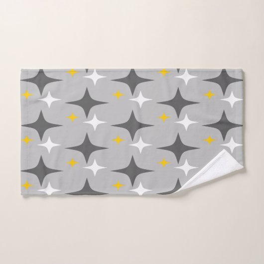 Retro sterren bad handdoek (Handdoek)