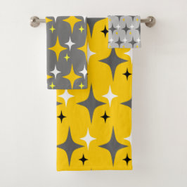 Retro sterren bad handdoek