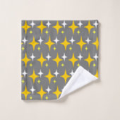 Retro sterren bad handdoek (Wasdoekje)