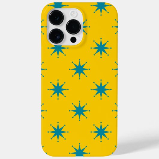 Retro sterren Case-Mate iPhone case (Achterkant)