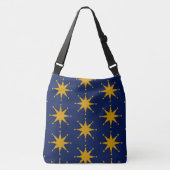 Retro sterren crossbody tas (Voorkant)