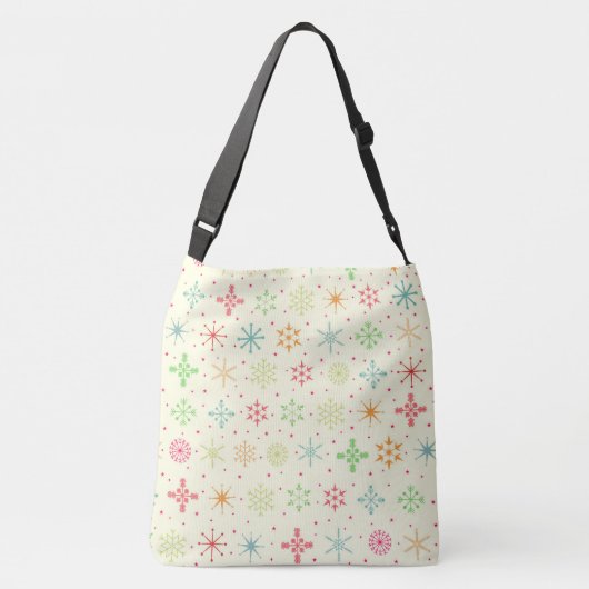 Retro sterren crossbody tas (Achterkant)