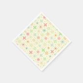 Retro Sterren Papieren servetten (Hoek)