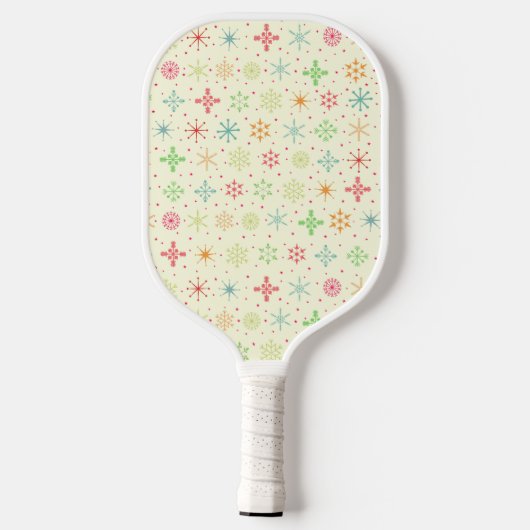 Retro sterren Pickleball Racket (Achterkant)