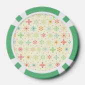 Retro sterren poker chips (Achterkant)