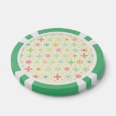 Retro sterren poker chips (Enkel)