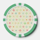 Retro sterren poker chips (Voorkant)