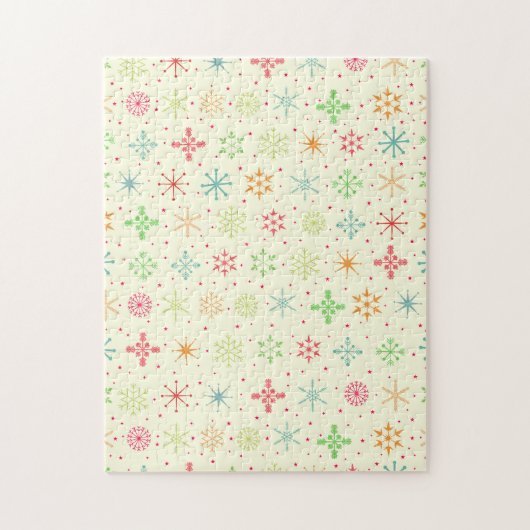 Retro sterren puzzel legpuzzel (Verticaal)