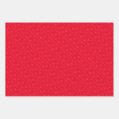 Retro sterren rood Vrolijk Kerstfeest Inpakpapier Vel (Voorkant 3)