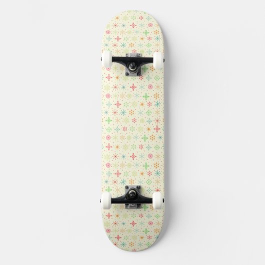 Retro Sterren Skateboard (Voorkant)