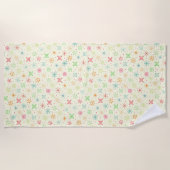 Retro sterren strandlaken (Voorkant)