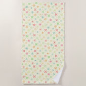 Retro sterren strandlaken (Voorkant)