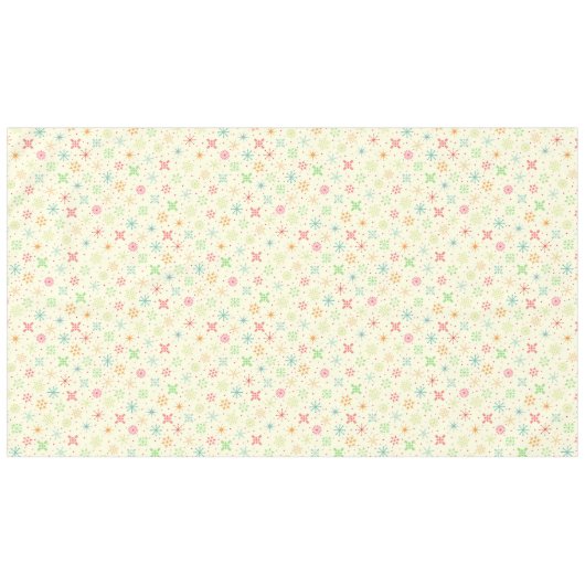 Retro Sterren Tafelkleed (Voorkant (Horizontaal))