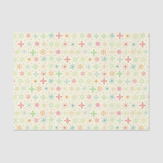 Retro sterren tissuepapier (Voorkant)