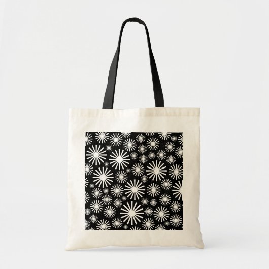 Retro sterren tote bag (Voorkant)