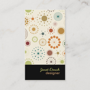 Retro Sterren van PixDezines Visitekaartje