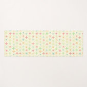 Retro sterren yoga mat (Voorkant (horizontaal))