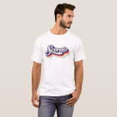 Retro sterrenbeeld Schorpioen  T-shirt (Voorkant volledig)