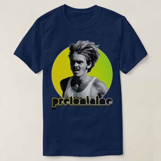 Retro Steve Prefontaine Oregon Fade T-shirt (Design voorkant)