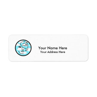 Retro stewardess labels