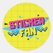 Retro Sticker Fan (Voorkant)