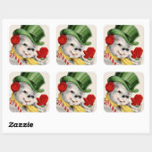 Retro  sticker kerstfeestdag (Vel)