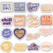 Retro  Sticker Pack #005 (Voorkant)