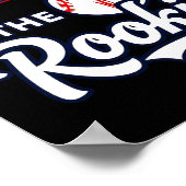 Retro stiefvader van het nummer 1 rookie Se Poster (Hoek)