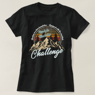 Retro stijgen naar de uitdaging Homeschooling T-shirt