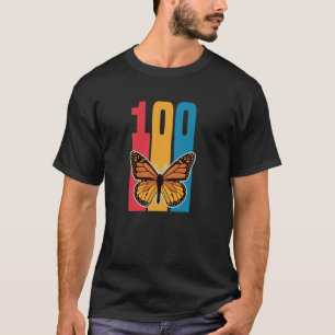 Retro Stijl 100 Jaar Monarch Vlinder Liefhebber Ge T-shirt