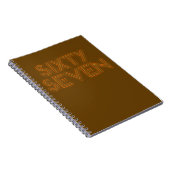 Retro Stijl 67 Notitieboek (Rechterzijde)