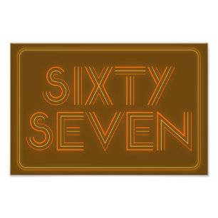Retro Stijl 67 Poster