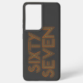 Retro Stijl 67 Samsung Galaxy Hoesje (Achterkant)