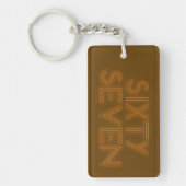 Retro Stijl 67 Sleutelhanger (Voorkant)