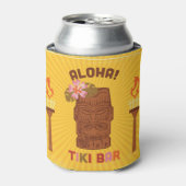 Retro stijl Aloha Tiki Bar Blikjeskoeler (Blikje Voorkant)