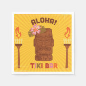 Retro stijl Aloha Tiki Bar Servetten (Voorkant)
