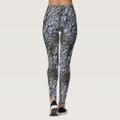 Retro stijl Antiek glaspatroon Leggings (Achterkant)