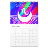 Retro stijl-Astrologie kalender 2024 (Jan 2027)