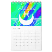 Retro stijl-Astrologie kalender 2024 (Mar 2027)