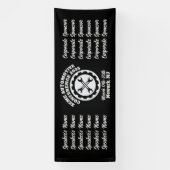 Retro-stijl Automobielconferentie Spandoek (Verticaal)