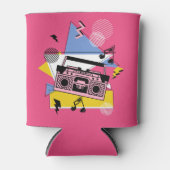 Retro stijl boombox ontwerp blikjeskoeler (Voorkant)